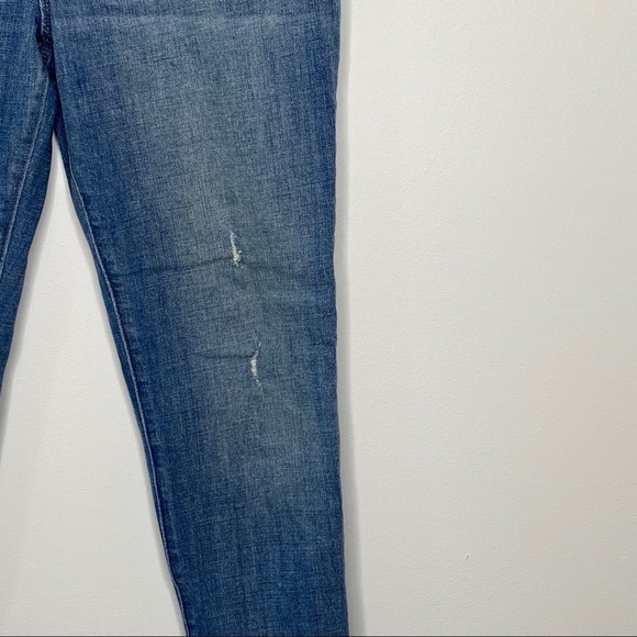 LOFT Relaxed Skinny Distressed Jeans - Picture 4 of 10